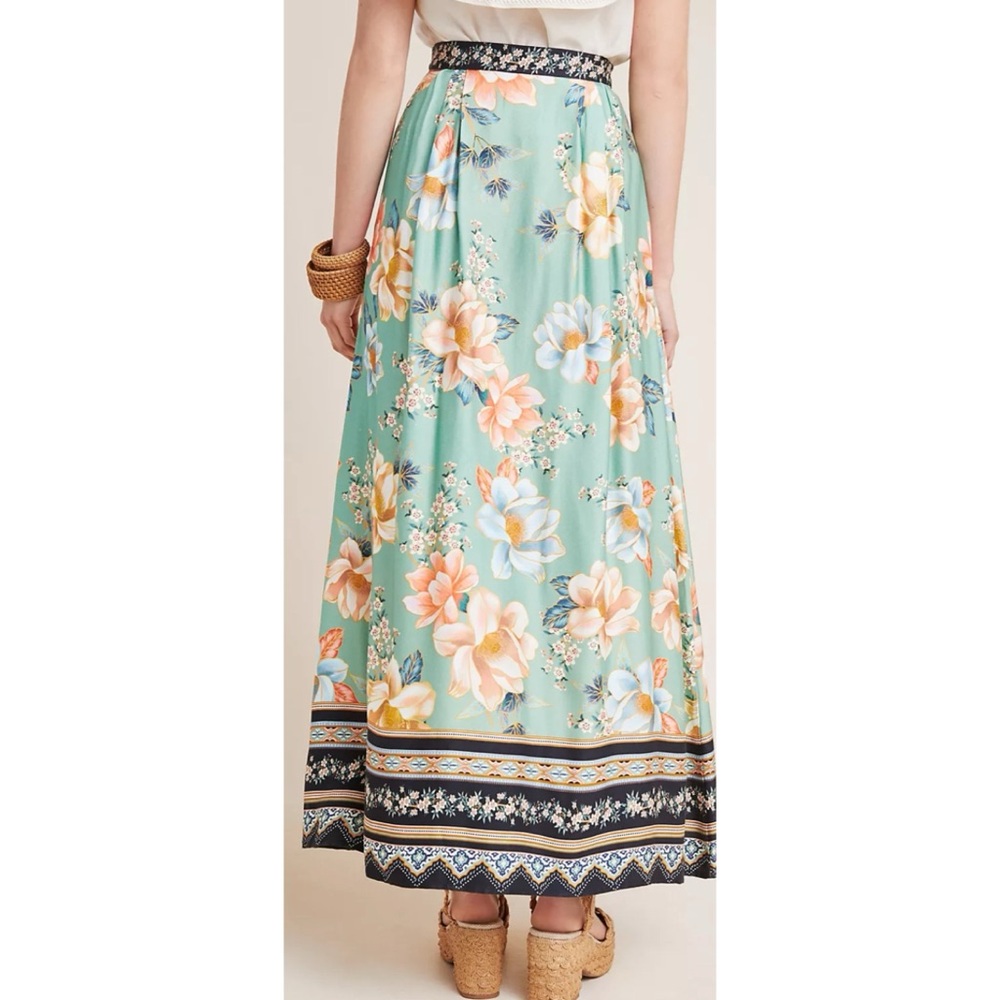 FARM RIO Floral Maxi Skirt with Ruffle Top. 
NEW w/TAG